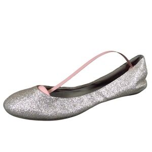 Lower East Side Womens Ballet Flats Size 9 Gold Glitter Sparkle Casual Dress